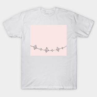 Blush diamonds T-Shirt